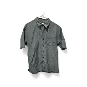 Croft & Barrow Teal Plaid Button Down Shirt